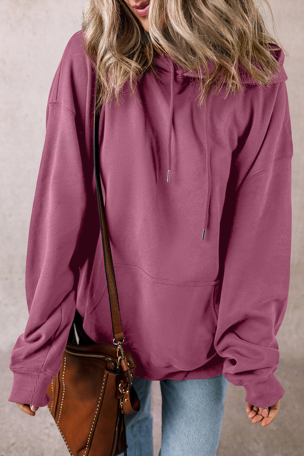Valerian Fleece Lined Kangaroo Pocket Drawstring Chunky Hoodie Sweatshirts & Hoodies JT's Designer Fashion