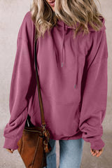 Valerian Fleece Lined Kangaroo Pocket Drawstring Chunky Hoodie Sweatshirts & Hoodies JT's Designer Fashion