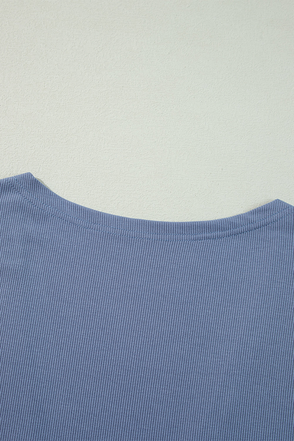 Ashleigh Blue Solid Color Rib Knit Open Front Tunic Cardigan Cardigans JT's Designer Fashion