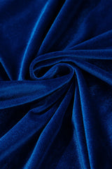 Velvet Round Neck Puff Sleeve Dress Mini Dresses JT's Designer Fashion