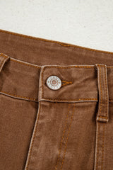 Breen Cropped High Rise Wide Leg Jeans Jeans JT's Designer Fashion