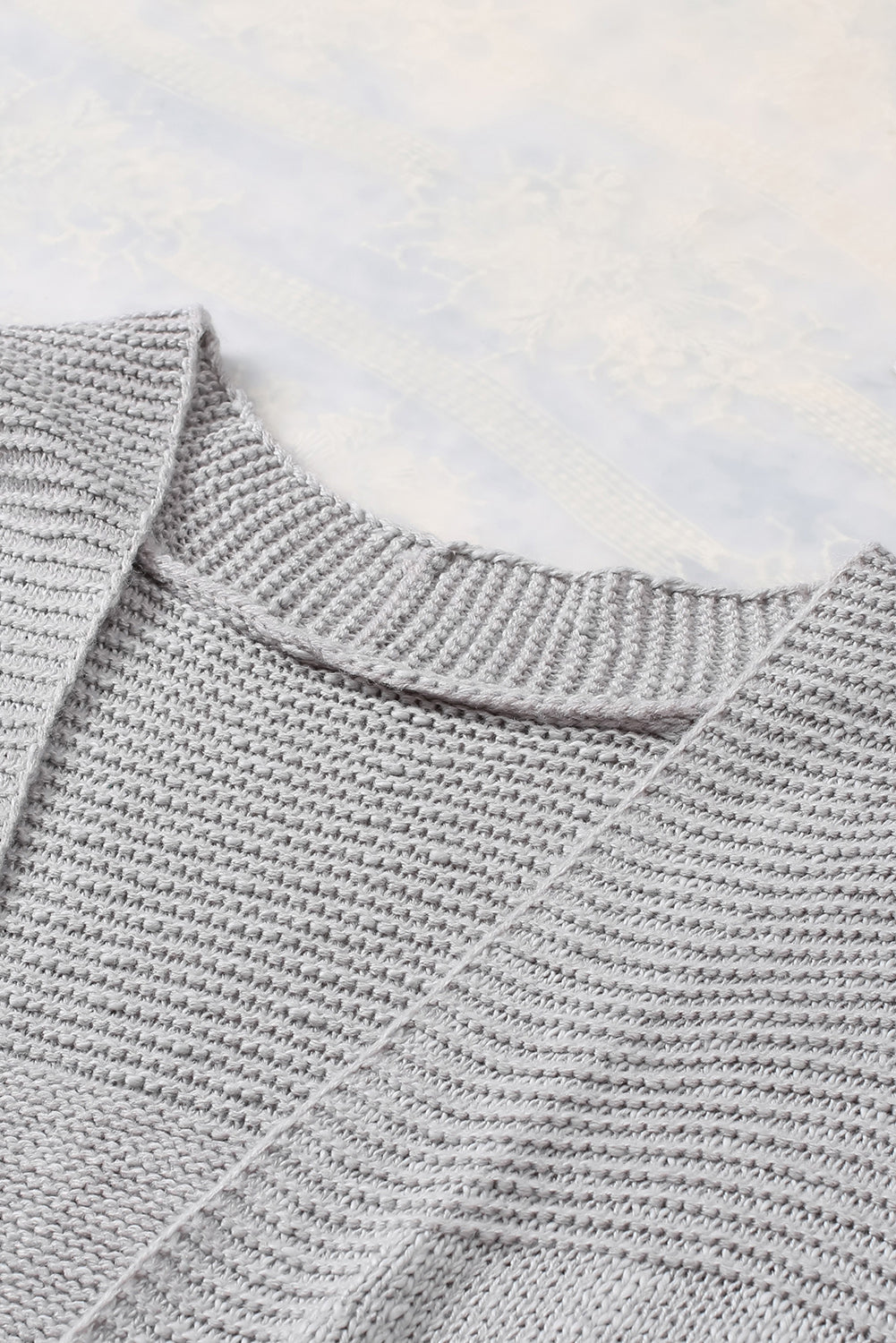Gray Basic Vest Cardigan Sweater Sweaters & Cardigans JT's Designer Fashion