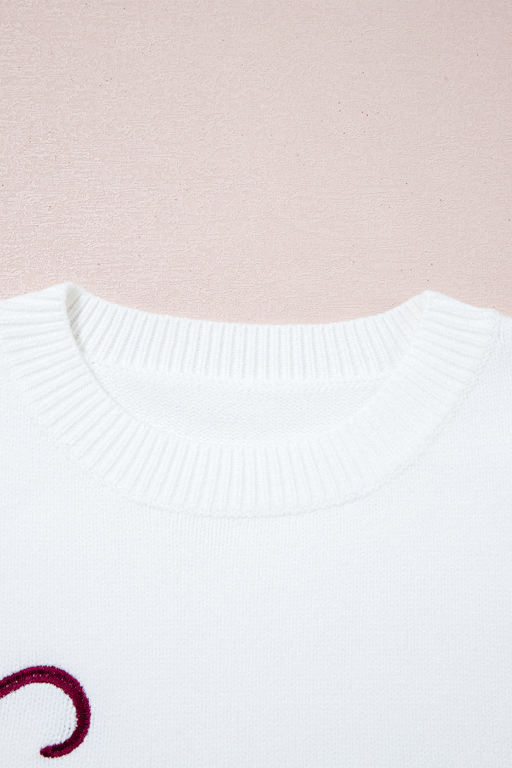 White See You Cowboy Embroidered Western Graphic Sweater Sweaters JT's Designer Fashion