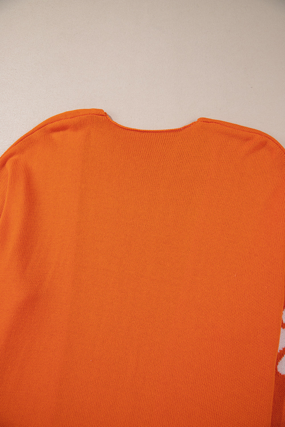 Orange Flower Pattern Drop Shoulder Plus Size Cardigan Plus Size Sweaters & Cardigans JT's Designer Fashion