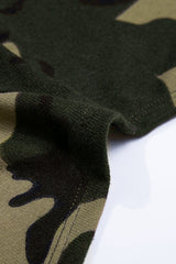 Green Camo Print Long Cardigan Sweaters & Cardigans JT's Designer Fashion