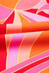 Rose Abstract Printed High Neck Knotted Nape Sleeveless Long Dress Maxi Dresses JT's Designer Fashion