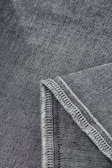 Black Plain Seam Detail Flared Bottom Ankle Length Jeans Jeans JT's Designer Fashion