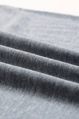 Gray CASH Letter Print T Shirt Graphic Tees JT's Designer Fashion
