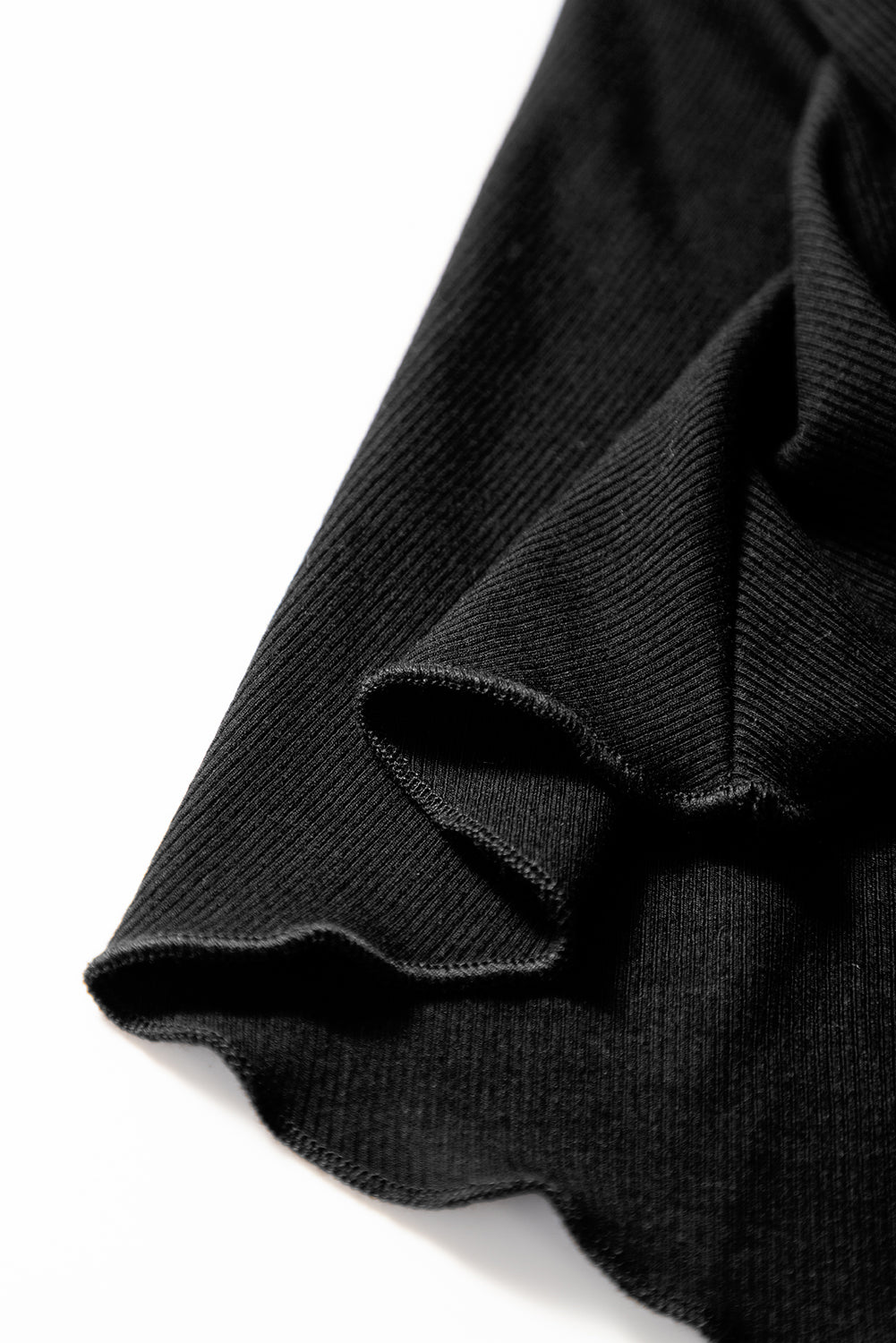 Black A-line Draped High Waist Phone Pocket Lined Skort Casual Shorts JT's Designer Fashion