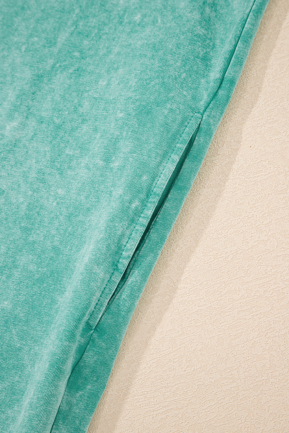Sea Green Mineral Wash Tank Mini Dress with Pockets Mini Dresses JT's Designer Fashion
