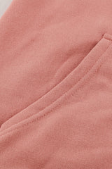 Pink Zip-up Hoodie Jacket Sweatshirts & Hoodies JT's Designer Fashion
