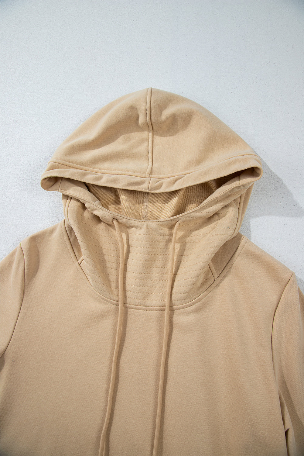Parchment Zipped Pocket Cozy Drawstring Hoodie Sweatshirts & Hoodies JT's Designer Fashion