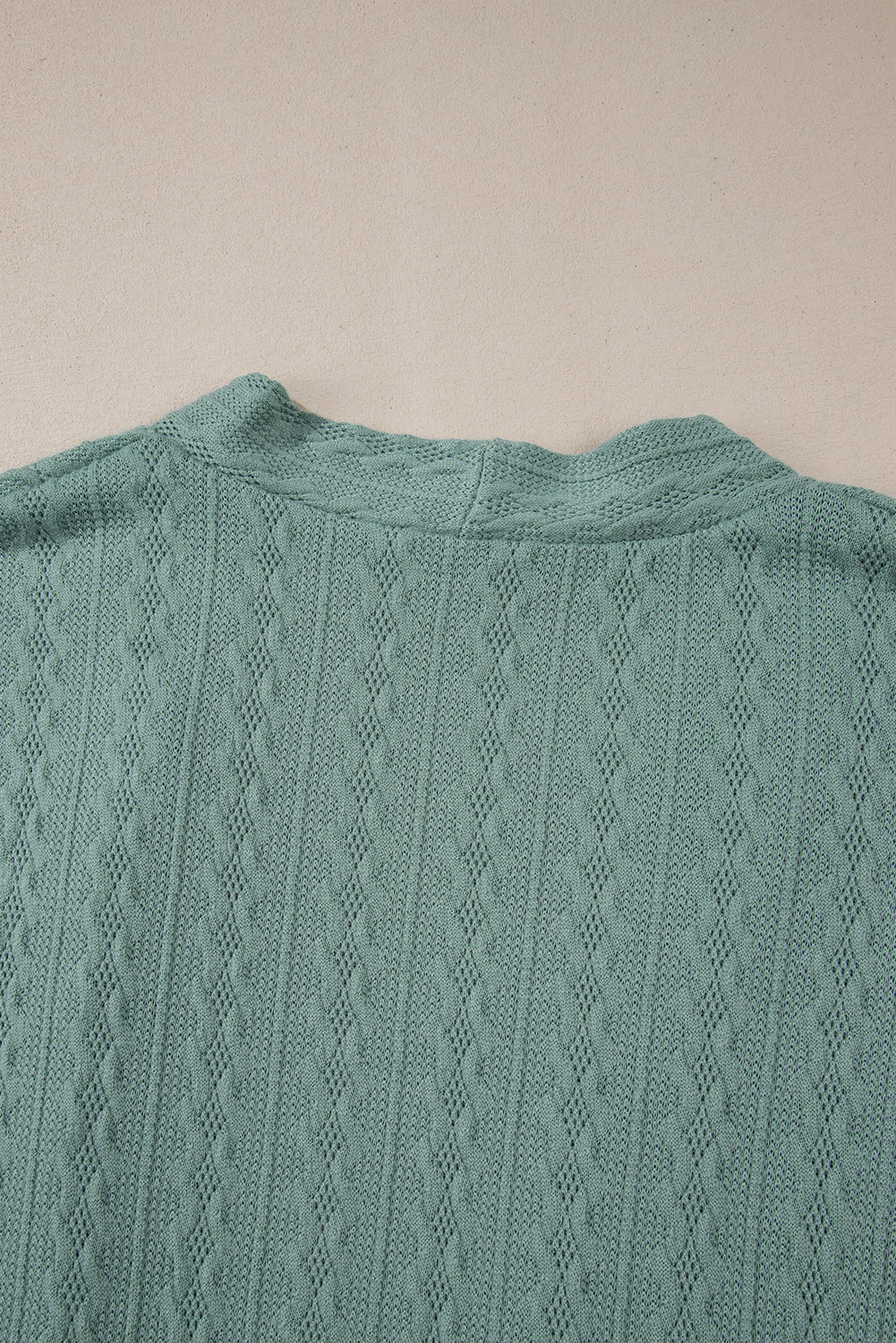 Canton Textured Knit Side Pockets Open Front Cardigan Cardigans JT's Designer Fashion