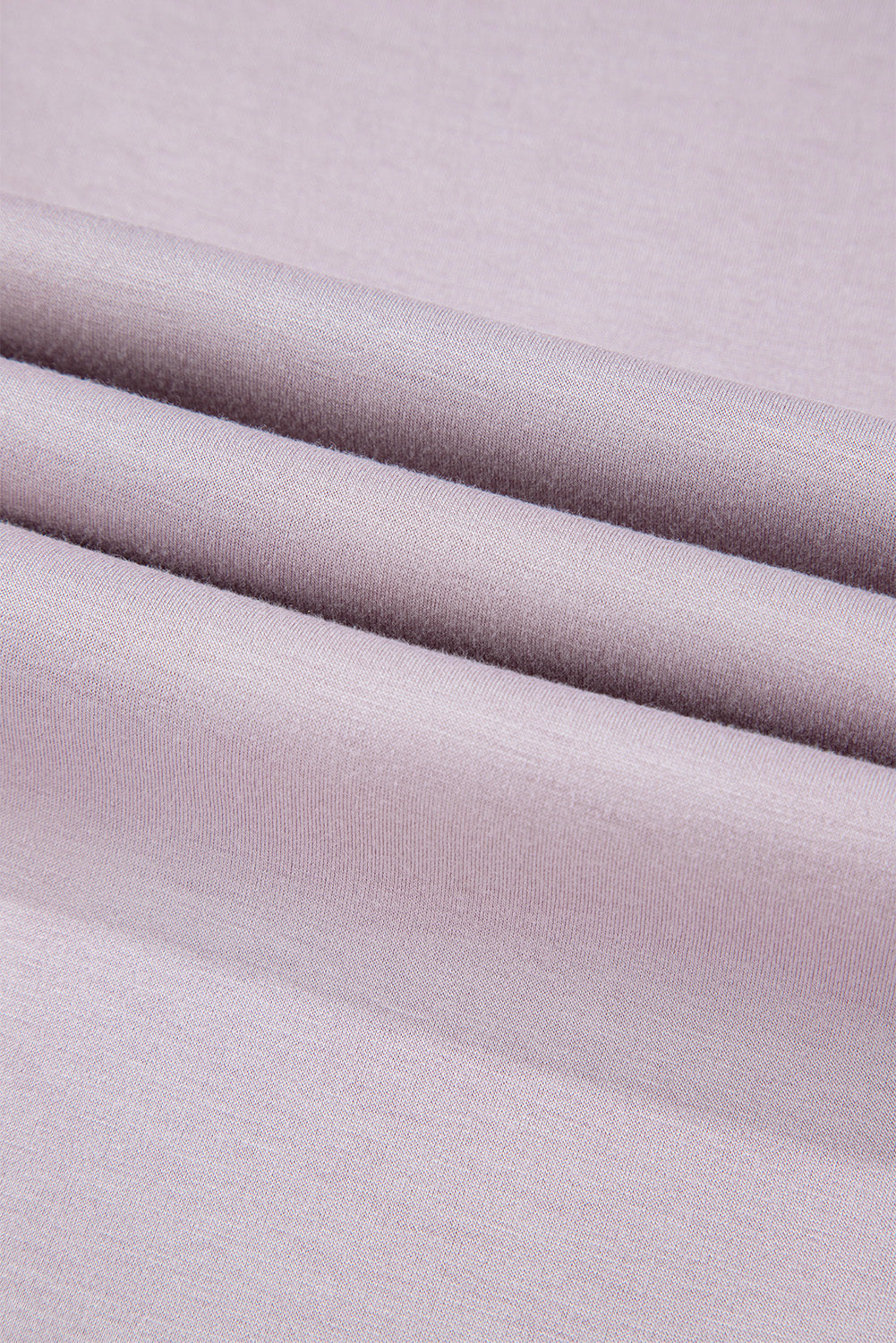 Orchid Petal Drawstring Waist Satin Stripe Patch Straight Leg High Waist Pants Pants & Culotte JT's Designer Fashion