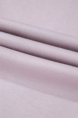 Orchid Petal Drawstring Waist Satin Stripe Patch Straight Leg High Waist Pants Pants & Culotte JT's Designer Fashion