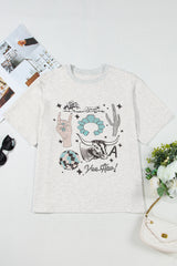Light Grey Yee Haw Western Fashion Print Plus Size Tee Plus Size Tops & Tees JT's Designer Fashion