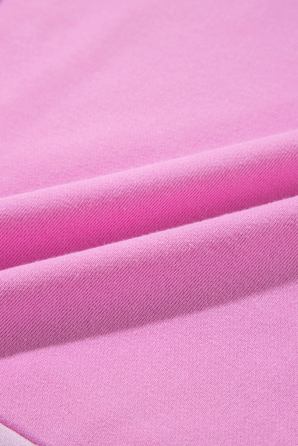 Pink Colorblock Henley High Low Oversize Sweatshirt Sweatshirts & Hoodies JT's Designer Fashion