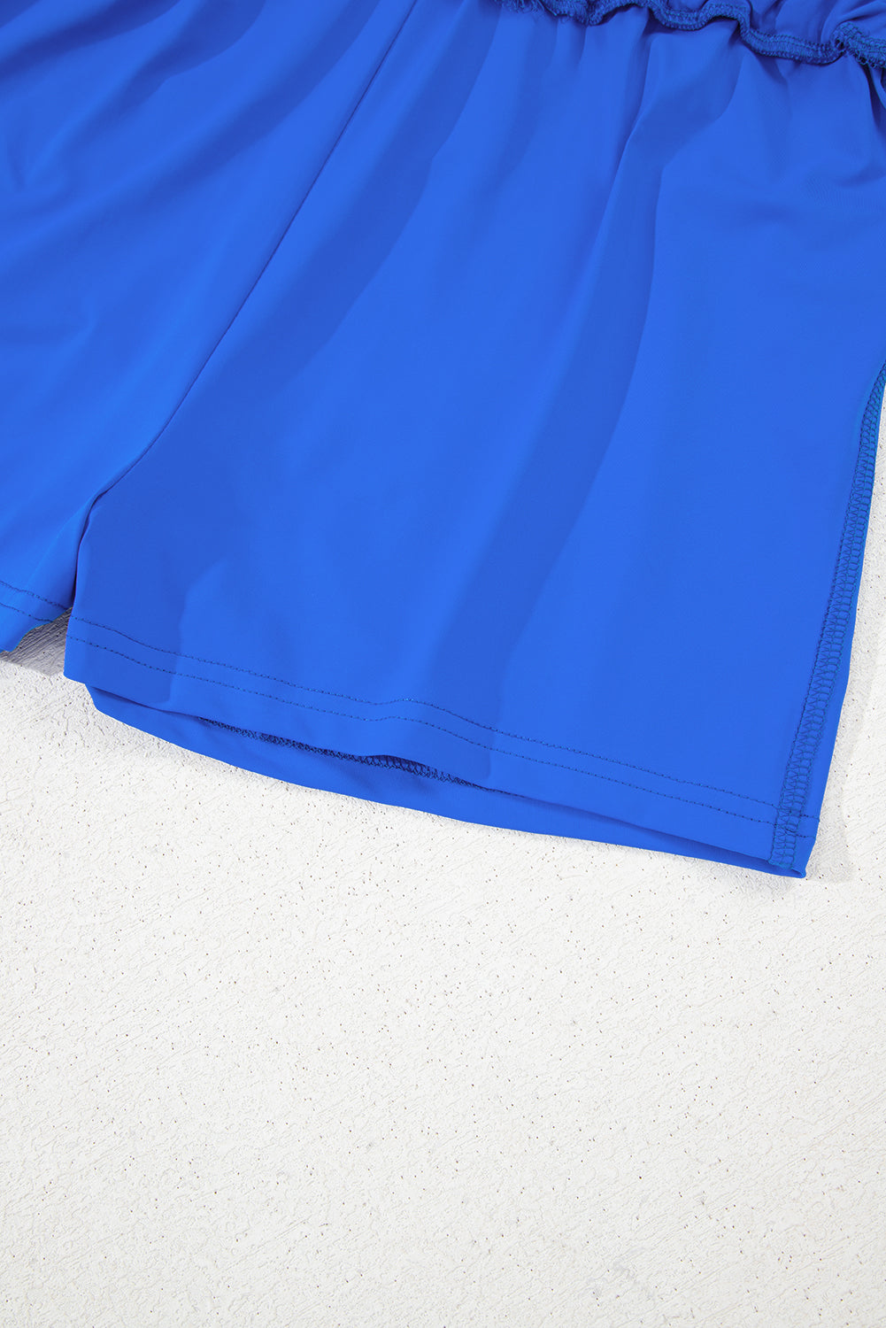 Sky Blue Drawstring High Waist Lined Tennis Skorts Skirts & Petticoat JT's Designer Fashion