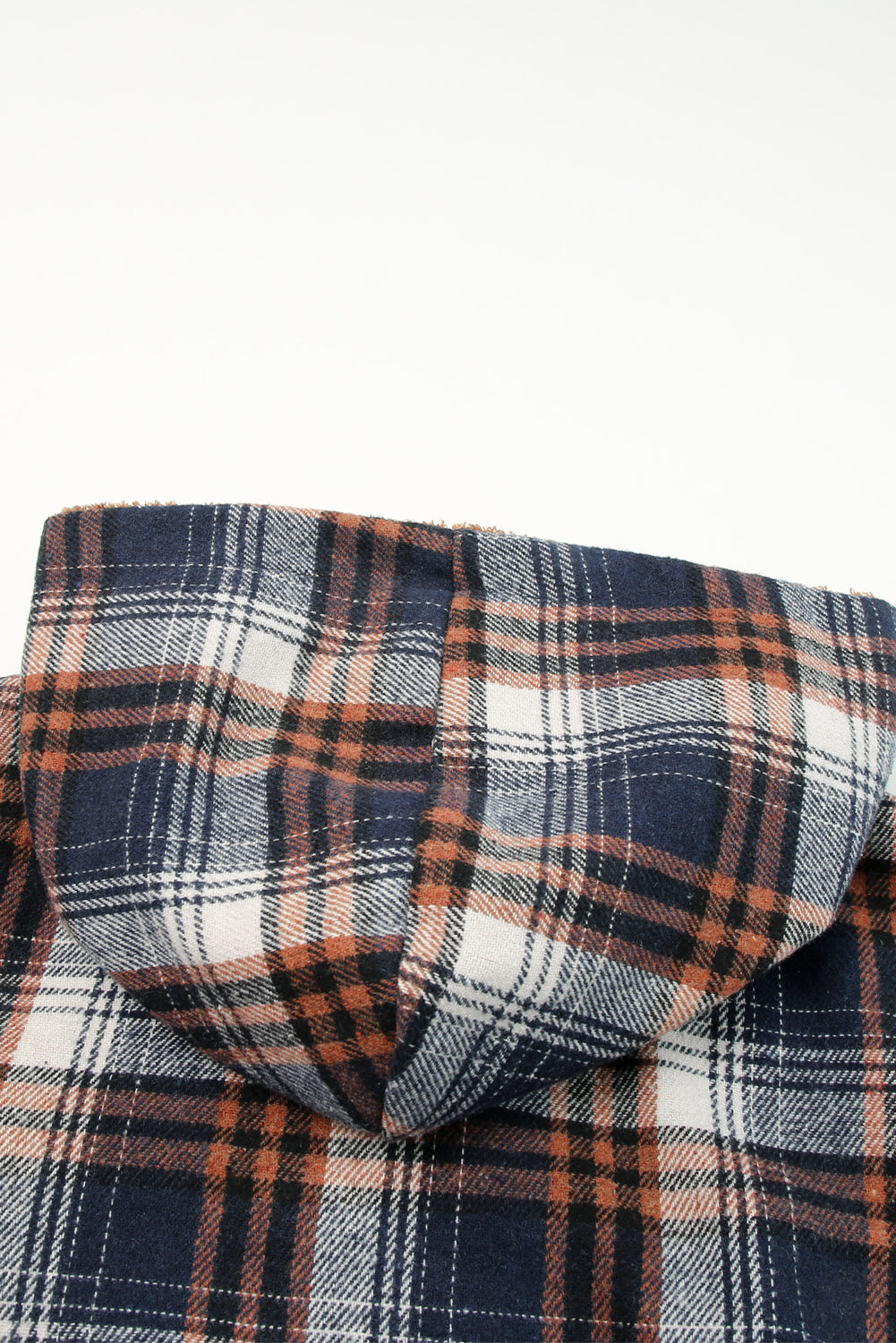 Plaid Pattern Sherpa Lined Hooded Shacket Plaid Shackets JT's Designer Fashion