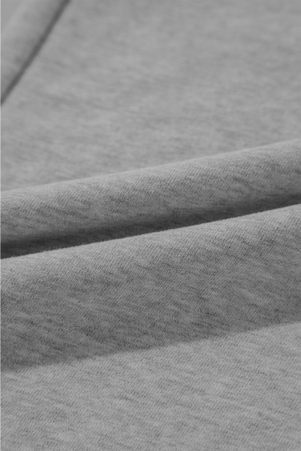 Light Grey Solid Color Fleece Lined Drawstring Waist Casual Pants Pants & Culotte JT's Designer Fashion