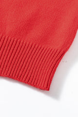 Fiery Red Merry Graphic Christmas Plus Size Sweater Plus Size Sweaters & Cardigans JT's Designer Fashion