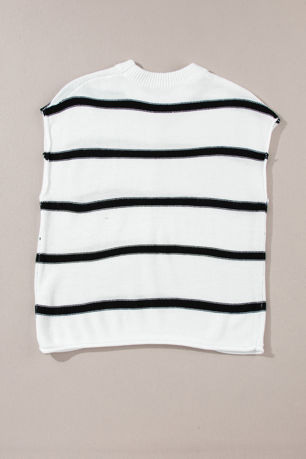 White Striped Batwing Sleeve Sweater Tee Sweaters & Cardigans JT's Designer Fashion