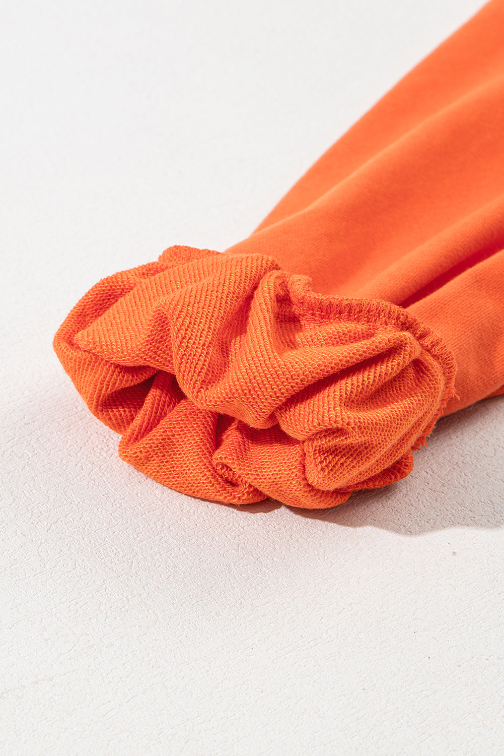 Orange Solid Kangaroo Pocket Half Zipper Oversized Hoodie Sweatshirts & Hoodies JT's Designer Fashion