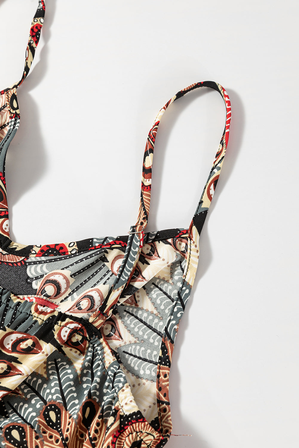 Black Floral Print Belted Sleeveless Wide Leg Jumpsuit Jumpsuits & Rompers JT's Designer Fashion