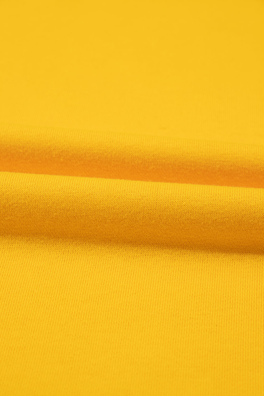 Yellow Color Block Thumbhole Sleeve Drop Shoulder Sweatshirt Sweatshirts & Hoodies JT's Designer Fashion