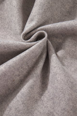 Light Grey Turn Down Collar Flap Pockets Buttoned Shacket Jackets JT's Designer Fashion