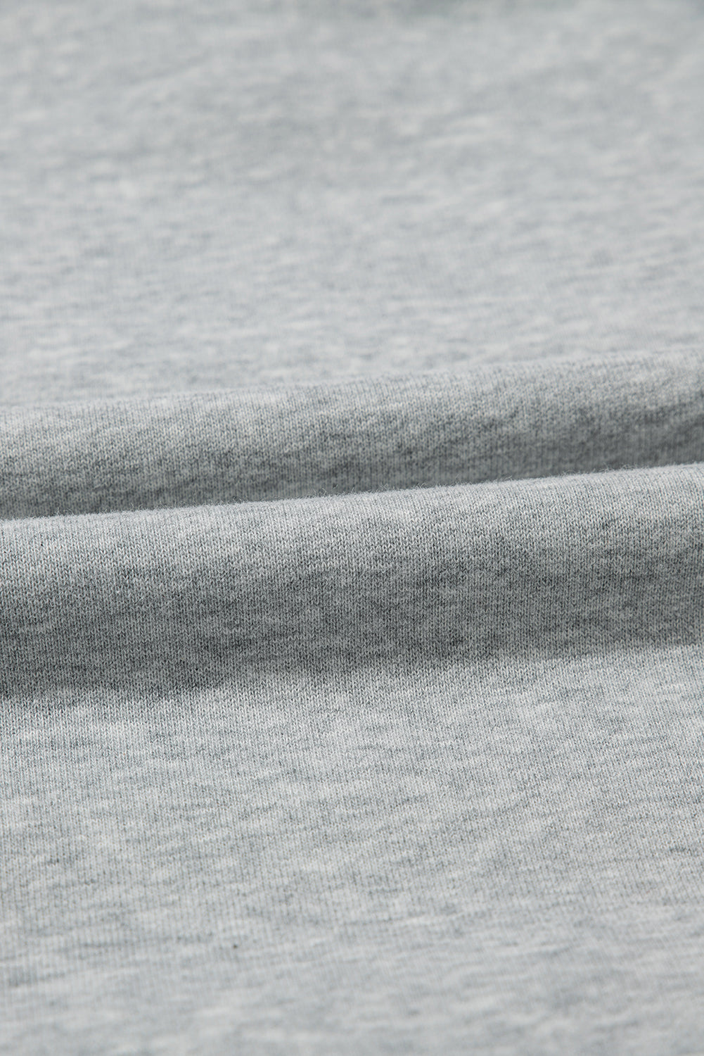 Light Grey Solid Color Fleece Lined Drawstring Hoodie with Pocket Sweatshirts & Hoodies JT's Designer Fashion