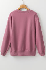 Valerian Plain Drop Shoulder Crewneck Pullover Sweatshirt Sweatshirts & Hoodies JT's Designer Fashion