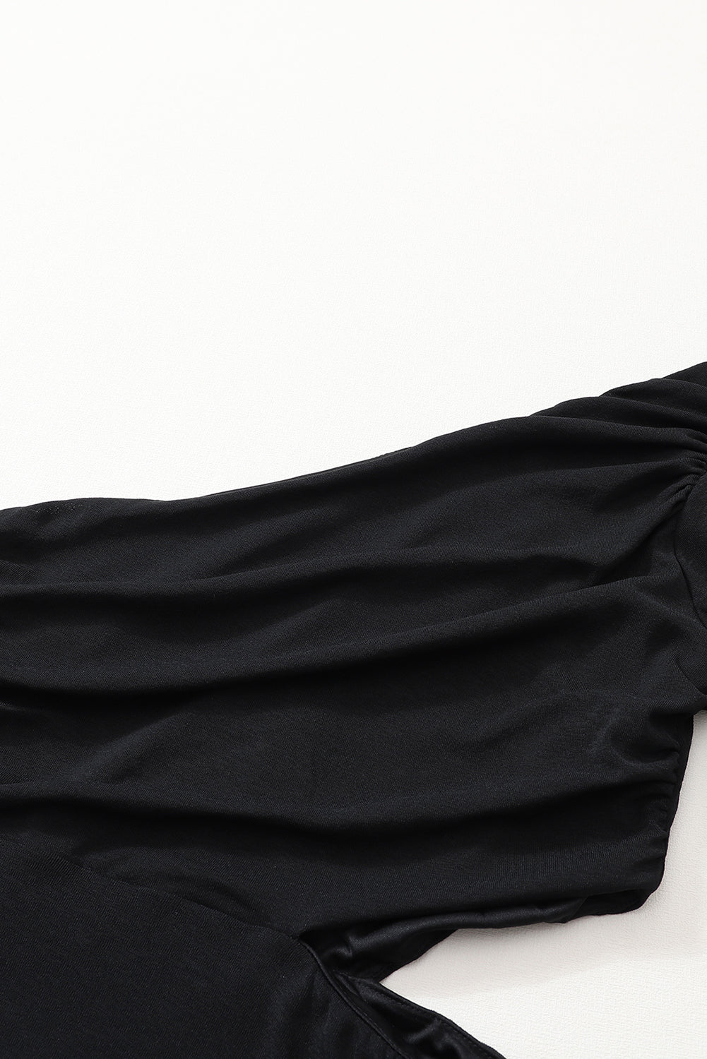 Black Asymmetric One Shoulder Cutout Bodycon Dress Bodycon Dresses JT's Designer Fashion