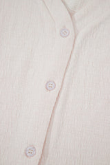 Apricot Buttoned V Neck Tank Top and Wide Leg Pants Casual Outfit Pant Sets JT's Designer Fashion