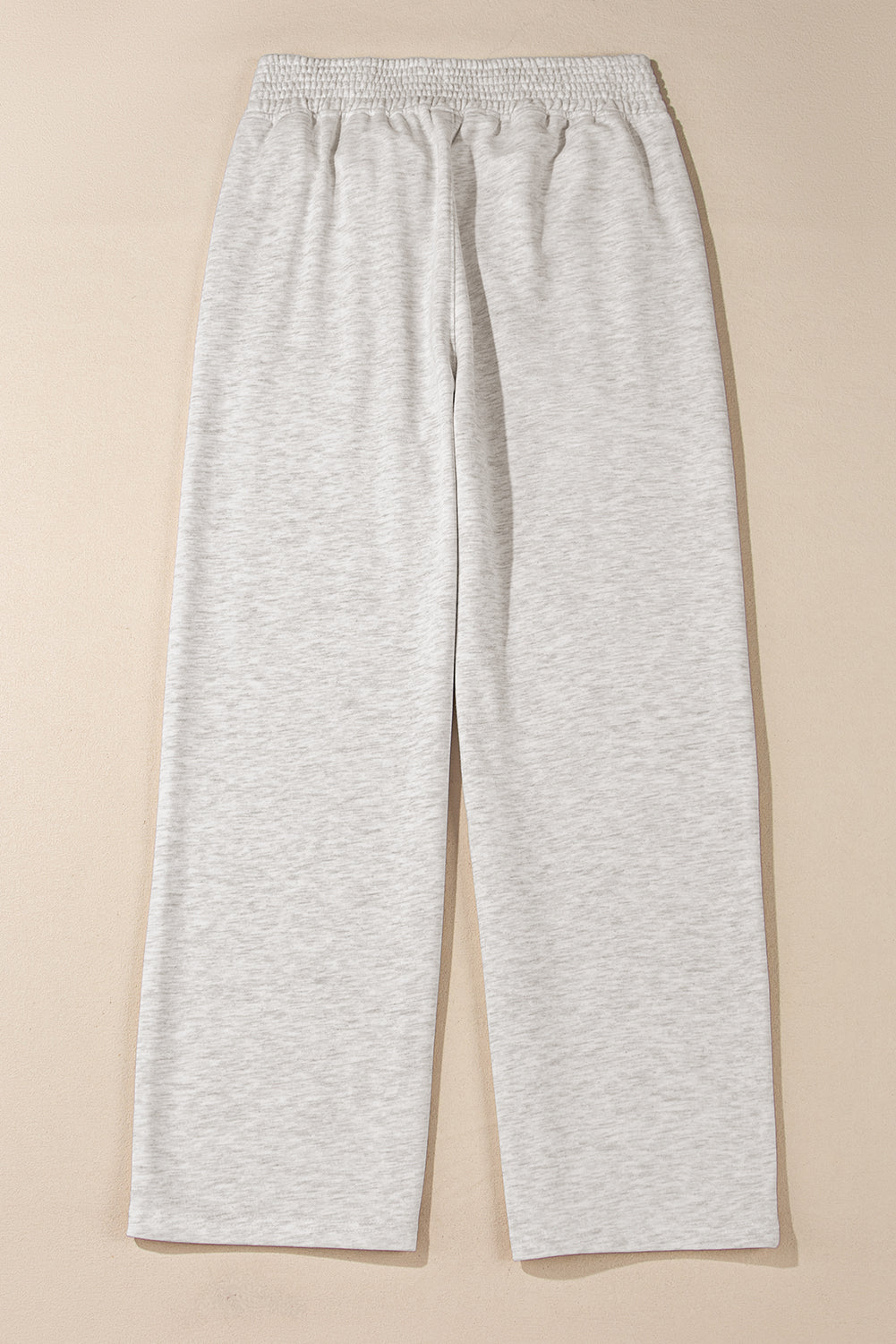 Light Grey Cross-Waist Wide Leg Lounge Pants Pants & Culotte JT's Designer Fashion