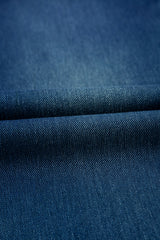Ashleigh Blue Multiple Pockets Straight Leg Washed Stretchy Knit Casual Jeans Jeans JT's Designer Fashion