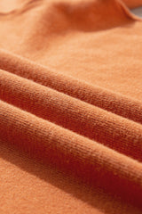 Straw Yellow Color Contrast Edge Mock Neck Slim Fit Sweater Sweaters JT's Designer Fashion
