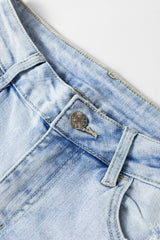 DEAR-LOVER Beau Blue Vintage Light Wash Distressed Flare Jeans Jeans JT's Designer Fashion