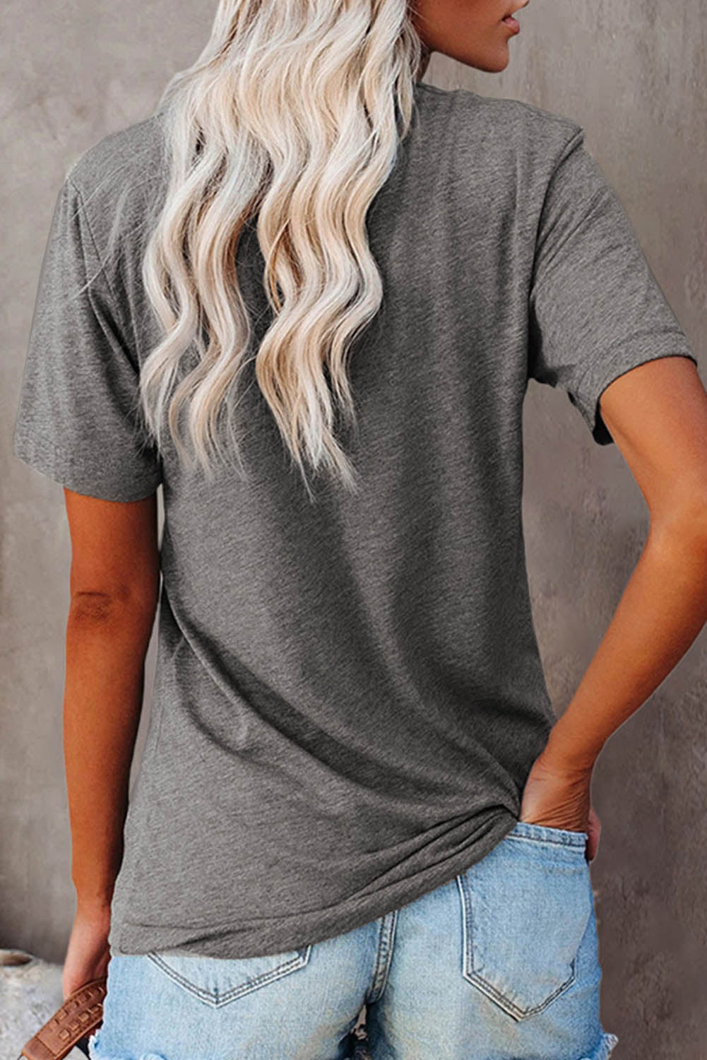 Gray Leopard Heart Be Kind Graphic Tee Graphic Tees JT's Designer Fashion