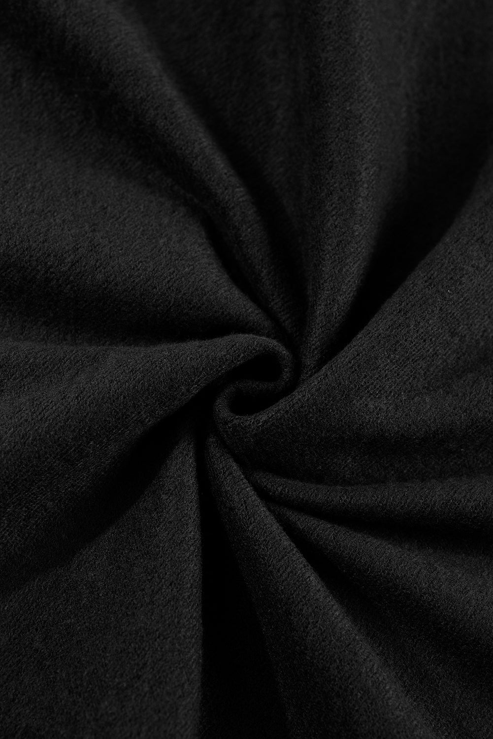 Black Fleece Lined Half Zipper Kangaroo Pockets Loose Hoodie Sweatshirts & Hoodies JT's Designer Fashion