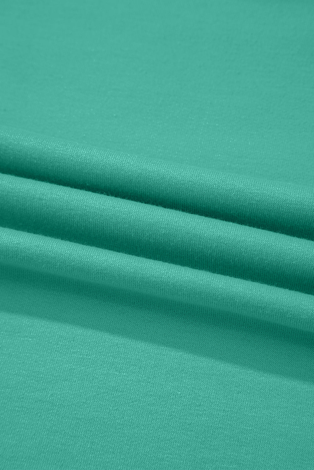 Sea Green Solid Loose V Neck Half Sleeve Tee and Shorts Short Sets JT's Designer Fashion