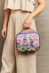 Nicole Lee USA Printed Handbag with Three Pouches Handbags JT's Designer Fashion