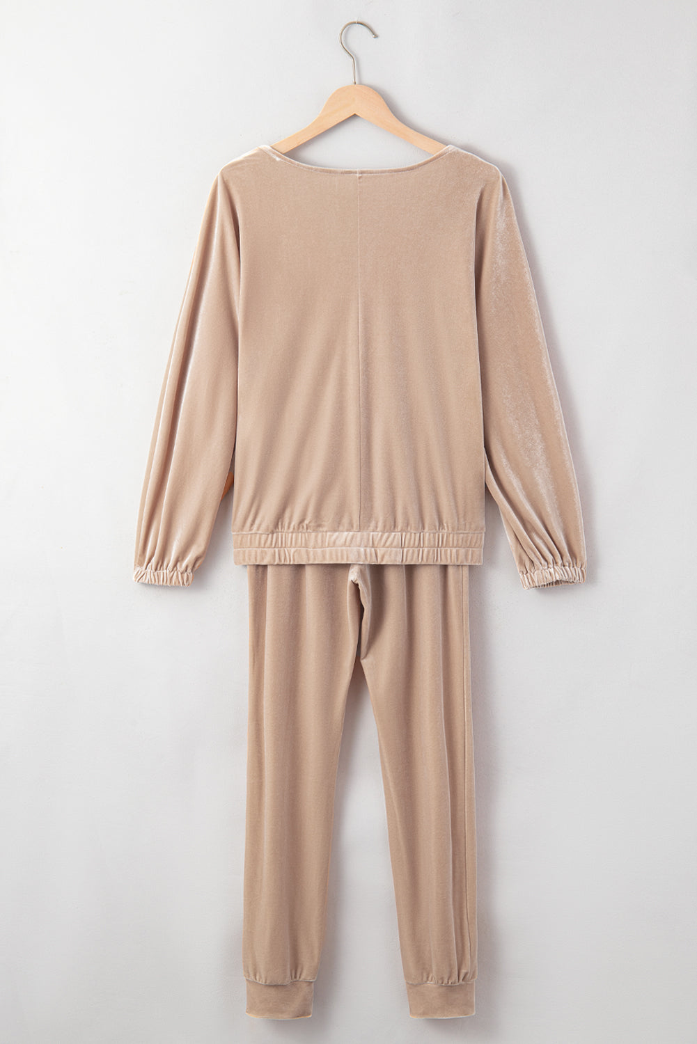 Luxe Velvet 2-Piece Jogger Set – Chic Comfort in Every Step Bottoms JT's Designer Fashion