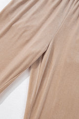 Luxe Velvet 2-Piece Jogger Set – Chic Comfort in Every Step Bottoms JT's Designer Fashion