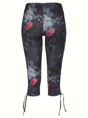 Floral Power Plus-Size Capri Jeans – XL to 5X Jeans JT's Designer Fashion