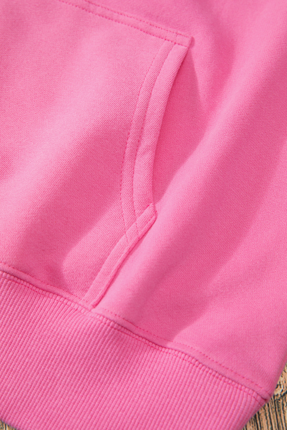 Bonbon Fleece Lined Kangaroo Pocket Drawstring Chunky Hoodie Sweatshirts & Hoodies JT's Designer Fashion