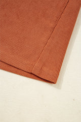 Gold Flame Corduroy Western Embroidered Patched Pocket Shift Sleeveless Mini Dress Mini Dresses JT's Designer Fashion