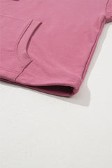 Valerian Solid Kangaroo Pocket Half Zipper Oversized Hoodie Sweatshirts & Hoodies JT's Designer Fashion