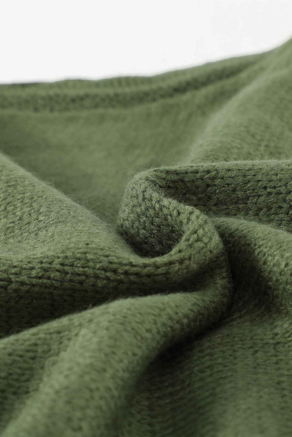 Green Front Pocket and Buttons Closure Cardigan Sweaters & Cardigans JT's Designer Fashion