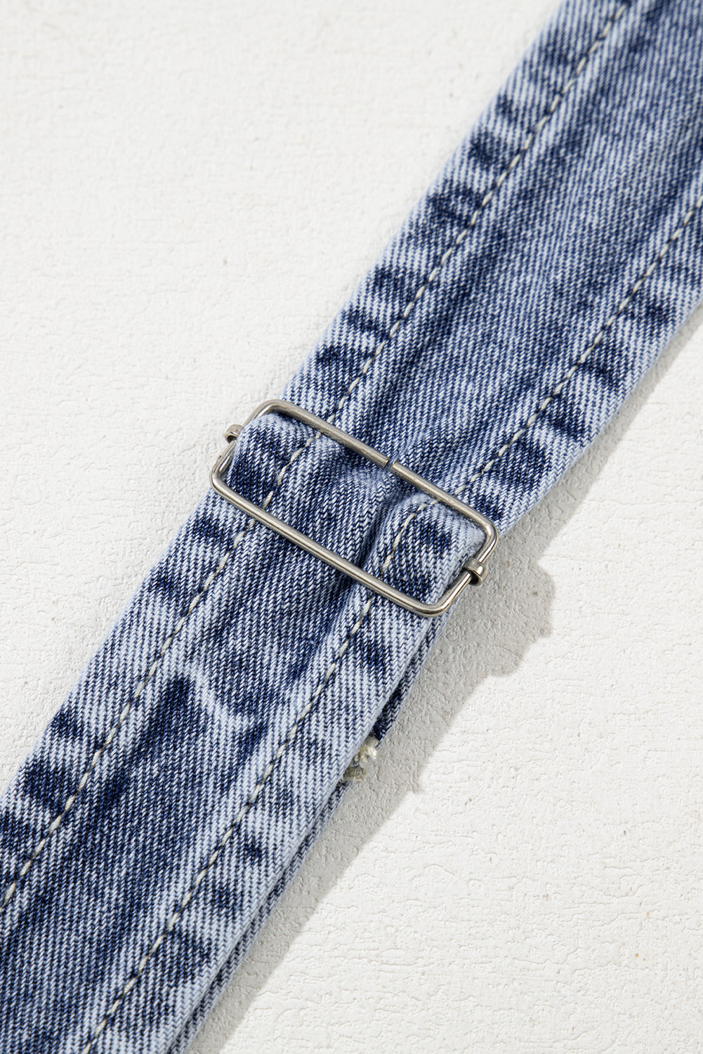 Sail Blue Denim Bib Straight Leg Jumpsuit with Pockets Jumpsuits & Rompers JT's Designer Fashion